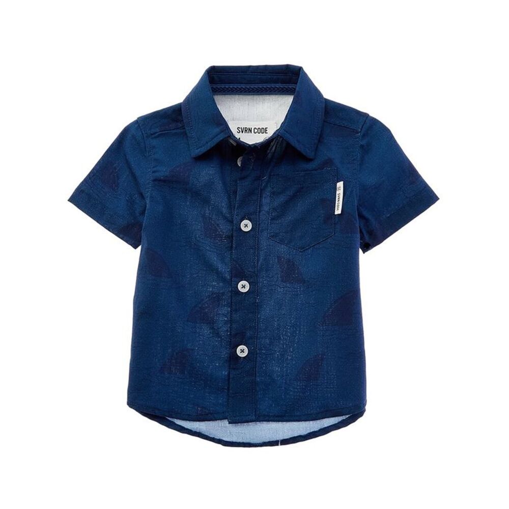 Sovereign Code Crest Shirt, Blue